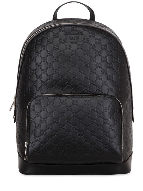 Gucci leather backpacks for men